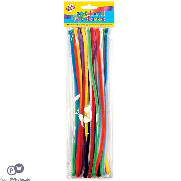 Artbox Assorted Colour Pipe Cleaners 30 Pack