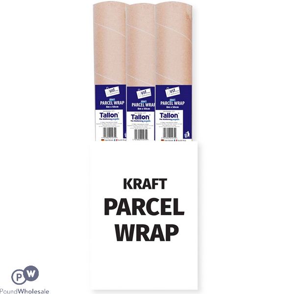 Kraft Parcel Wrap Brown 4m X 70cm Fsdu