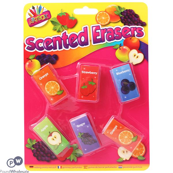 Artbox Scented Erasers Assorted 6 Pack