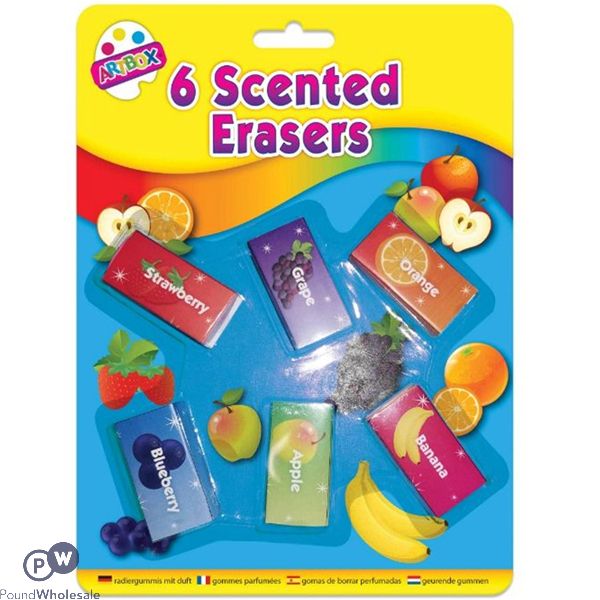 Artbox Scented Erasers Assorted 6 Pack