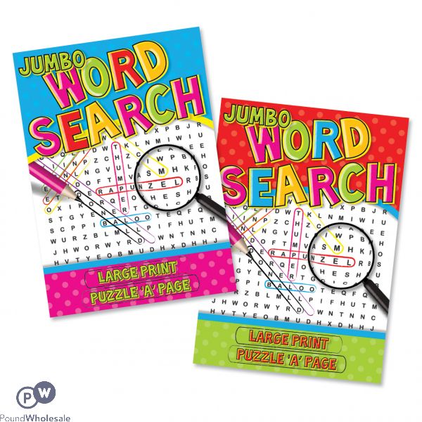 Super Jumbo Word Search Book