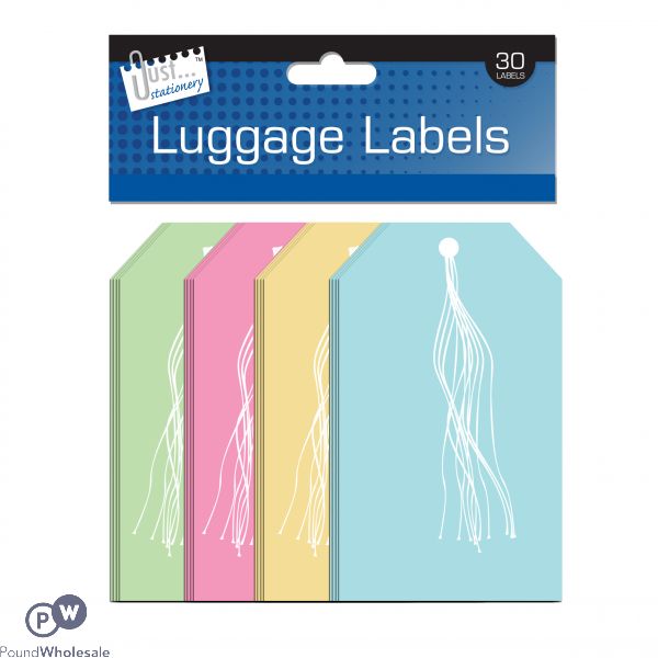 30 Luggage Labels