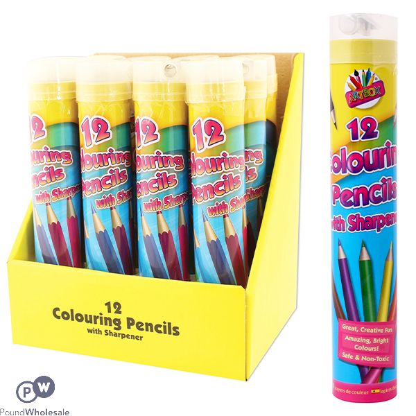 Artbox Colouring Pencils 12 Pack With Sharpener Cdu