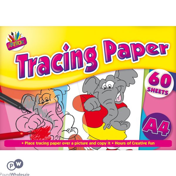 60 Sheet A4 Tracing Paper Pad