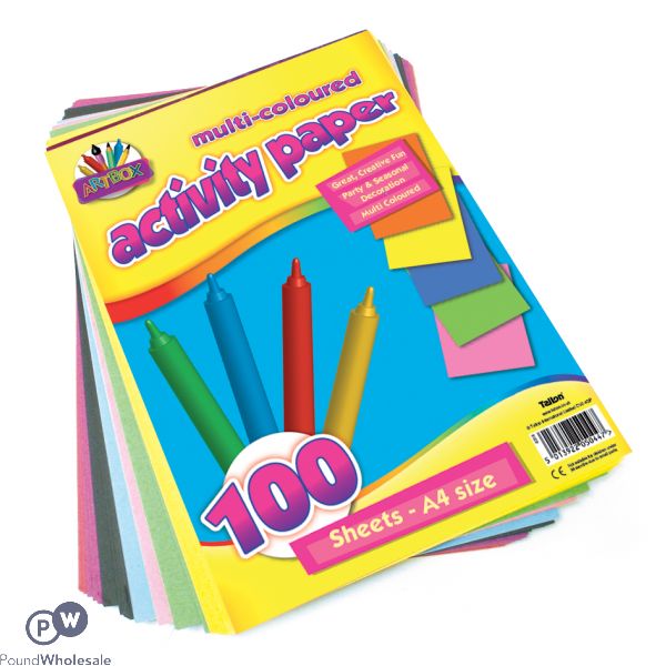 100 Sheet Activity Paper Assorted