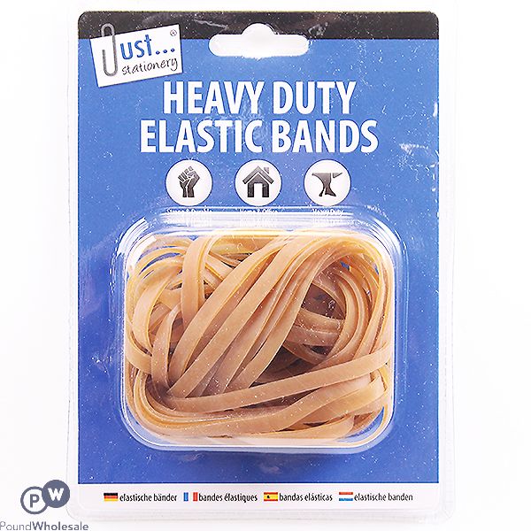 Just Stationery Heavy Duty Elastic Bands