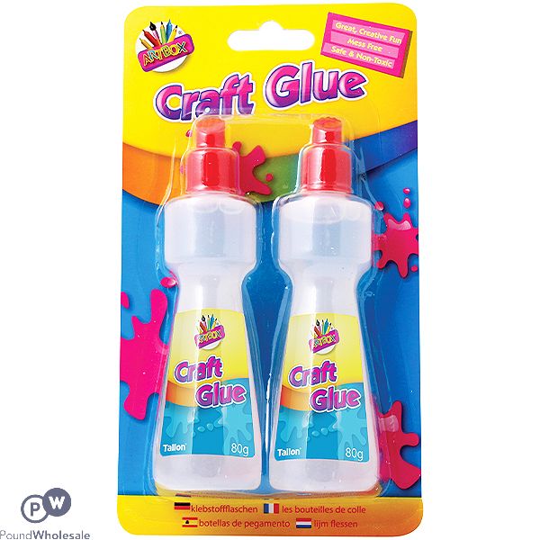 ARTBOX APPLICATOR CRAFT GLUE 80G 2 PACK