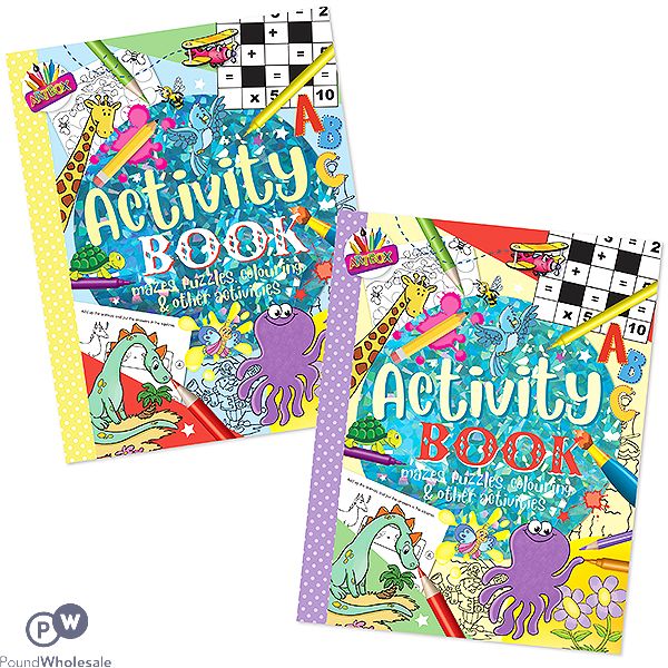 ARTBOX 80GSM ACTIVITY BOOK ASSORTED