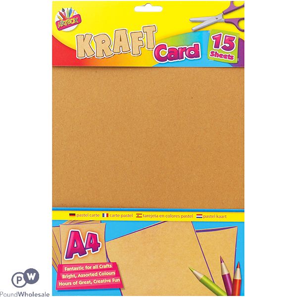 Artbox A4 Kraft Card 15 Sheets