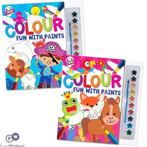 Artbox Colour Fun With Paints Assorted