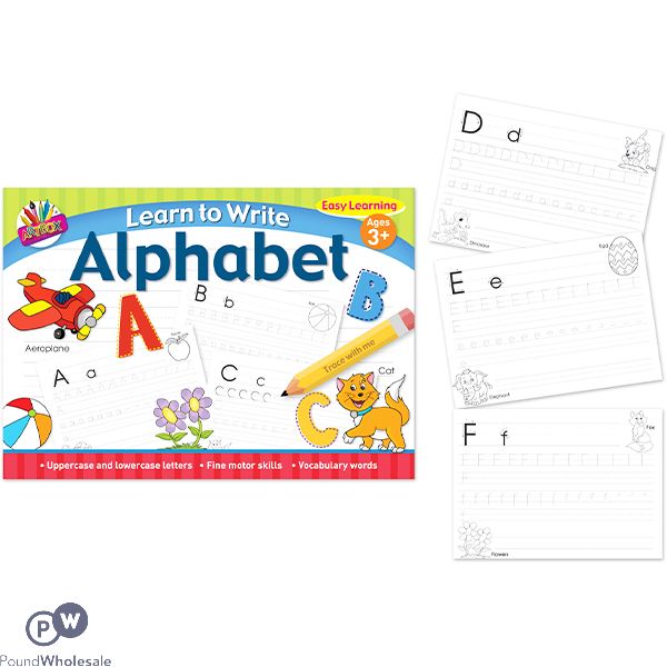 Artbox Learn To Write Alphabet Set