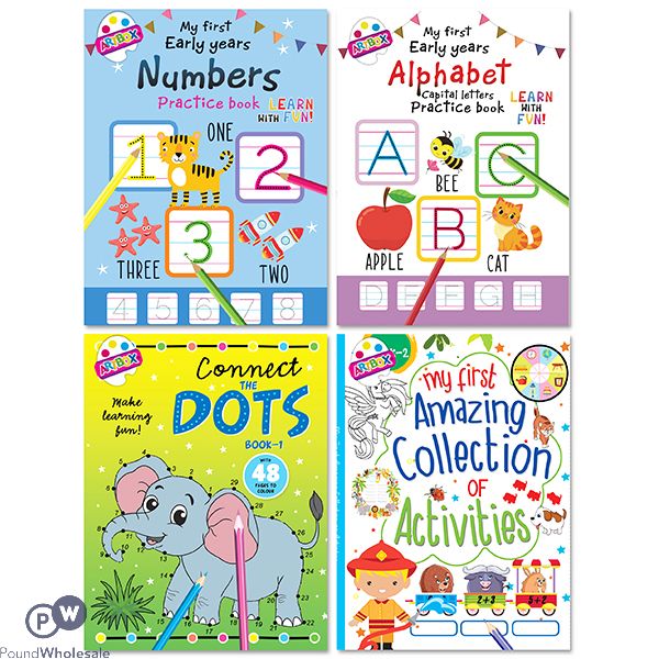 Artbox Fun Educational Books Assorted