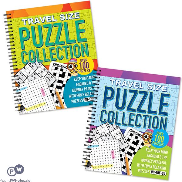 100 Travel Size Puzzle Collection Assorted