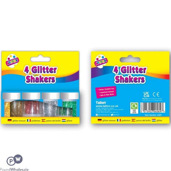 4 GLITTER SHAKERS (4x16GM)