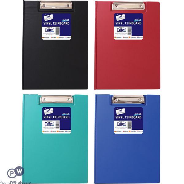 Vinyl Clipboard & Cover (4/colours)