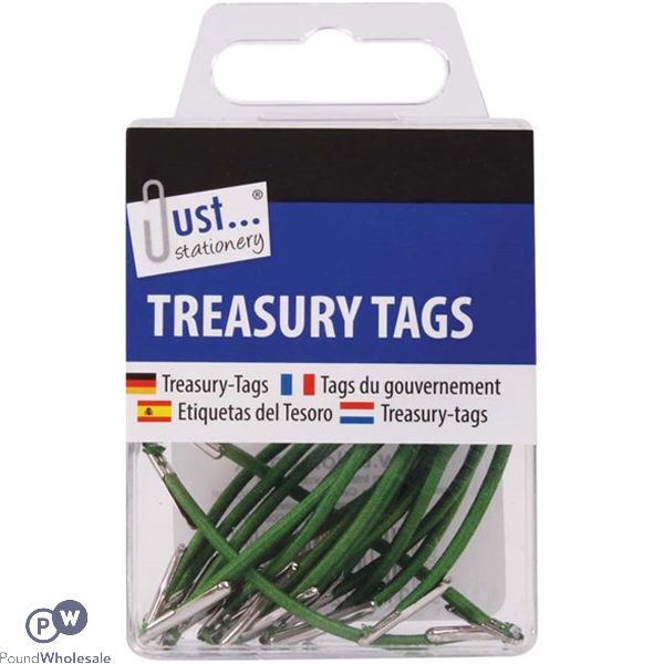 Just Stationery Treasury Tags 20 X 55mm