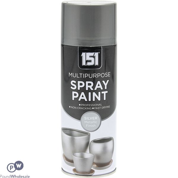 151 Multipurpose Spray Paint Metallic Silver 400ml