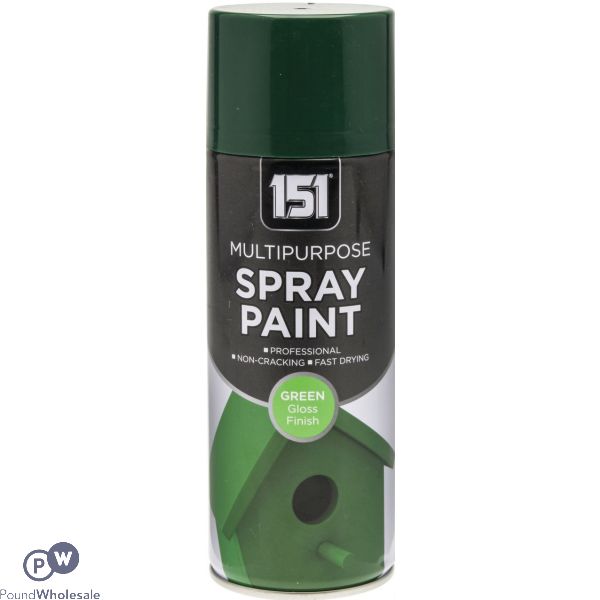 151 MULTIPURPOSE SPRAY PAINT GREEN 400ML