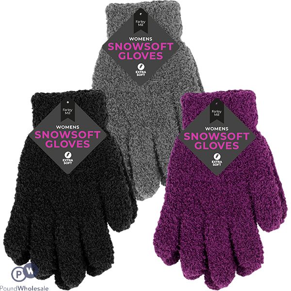 Farley Mill Extra Soft Women's Snowsoft Gloves Assorted Colours