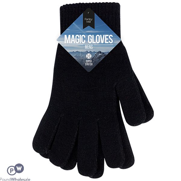 FARLEY MILL MEN'S BLACK MAGIC GLOVES