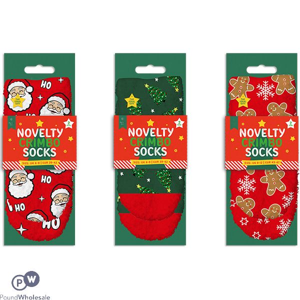 Farley Mill Men's Novelty Cosy Christmas Socks 2 Pack Assorted