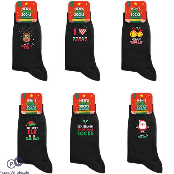 Farley Mill Men's Novelty Christmas Socks Assorted