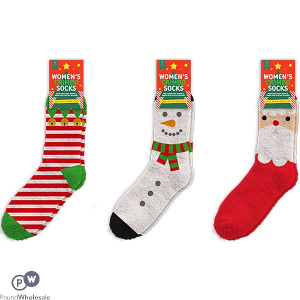 Farley Mill Ladies Cosy Christmas Socks Assorted