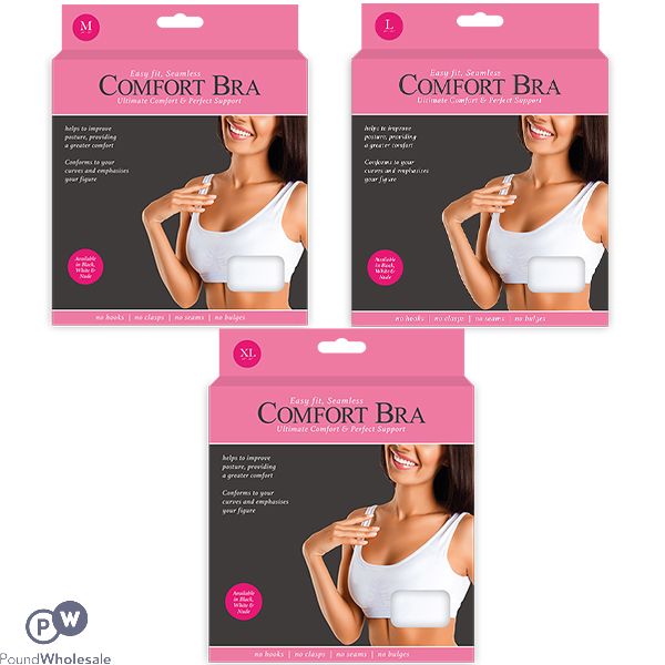 Farley Mill White Comfort Bra Assorted Sizes