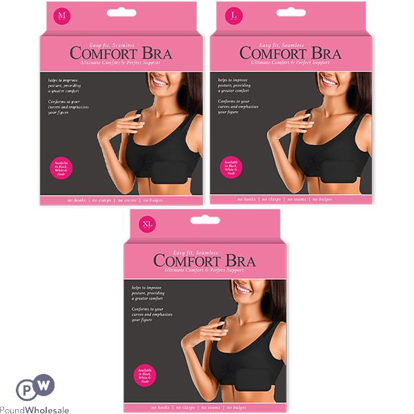 Farley Mill Black Comfort Bra Assorted Sizes