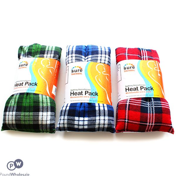 THERMAL TARTAN HEAT PACK ASSORTED COLOURS