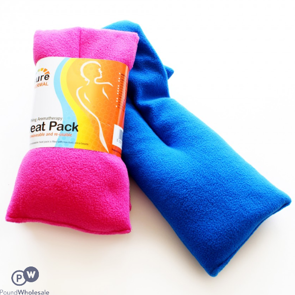 Sure Thermal Microwaveable Reusable Fleece Heat Pack Assorted Colours