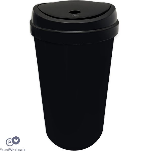Black Touch Lid Household Bin 50l