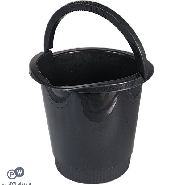 Eco Round Bucket Graphite 10l