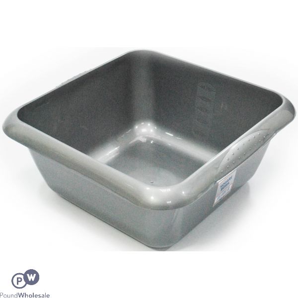 Square Bowl Silver 7l