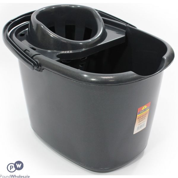 MOP BUCKET GRAPHITE 15L