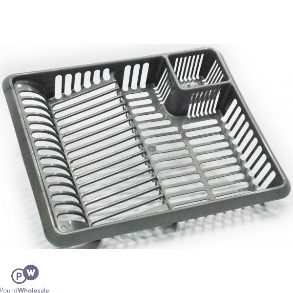 Large Dish Drainer Silver