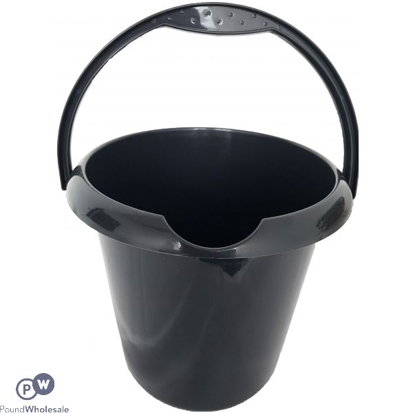 ROUND BUCKET GRAPHITE 5L