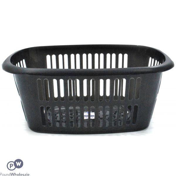 Rectangular Laundry Basket Graphite 55l