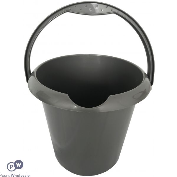 Round Bucket Silver 5l