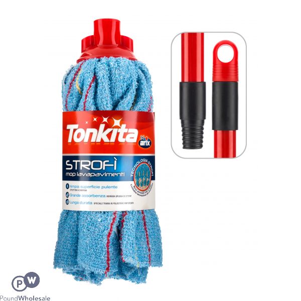 Tonkita Cotton Strofi Mop With Handle 130cm