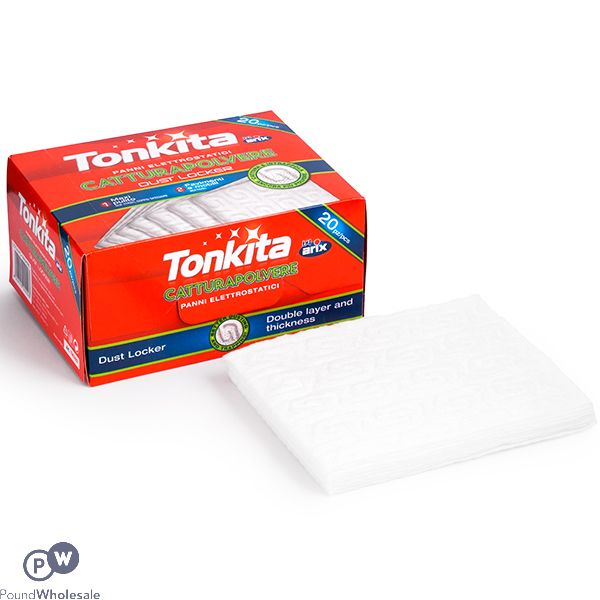 TONKITA DUST LOCKER CLOTH REFILLS 20 PACK