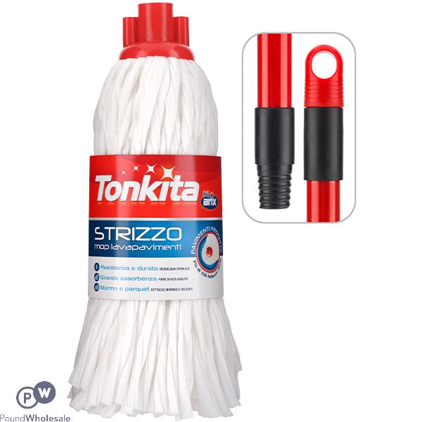 TONKITA STRIZZO SPUN LACE MOP & HANDLE