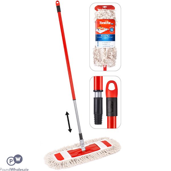 Tonkita Telescopic Handle Rapid Flat Mop 79cm