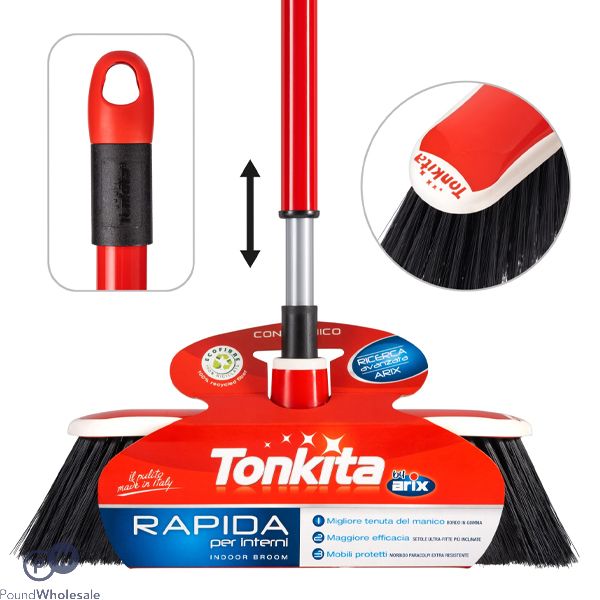Tonkita Rapida Extendable Indoor Broom