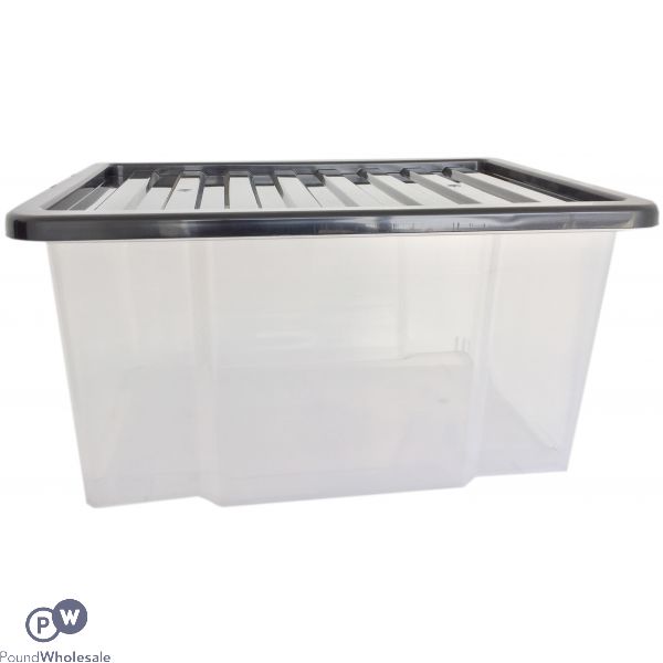 Plastic Storage Box With Lid Large 50ltr