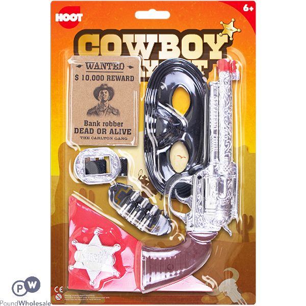 HOOT COWBOY PLAY SET 9PC