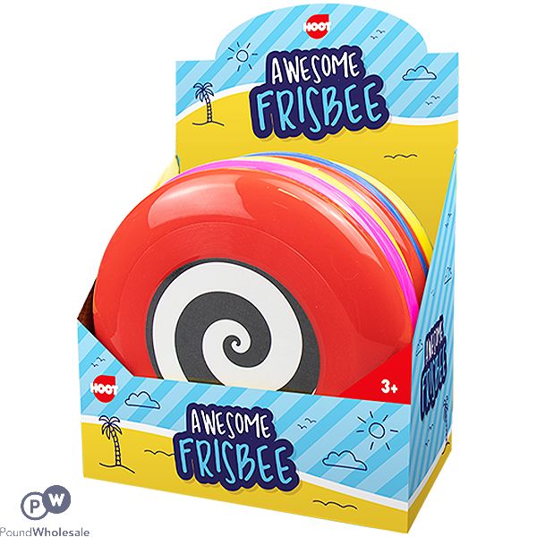 Hoot Awesome Frisbee Assorted Colours CDU