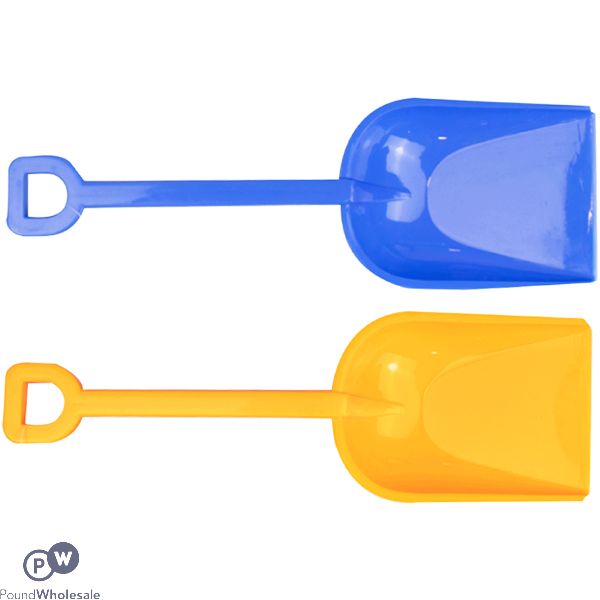 HOOT PLASTIC TOY SPADE 25CM ASSORTED COLOURS