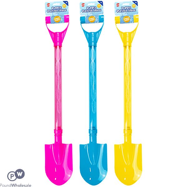 HOOT 3-IN-1 BUBBLE BLASTER SPADE 100ML ASSORTED COLOURS