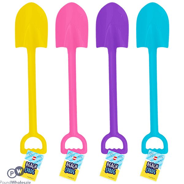 Hoot Plastic Beach Spade 51cm Assorted Colours